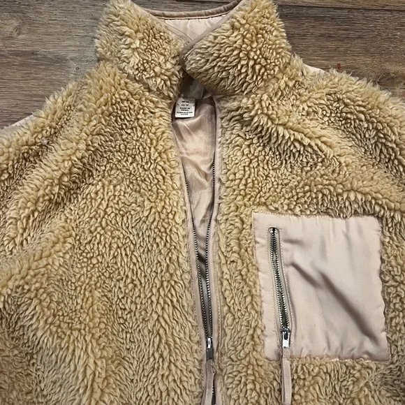 Cozy Tan Teddy Jacket - Picture 4 of 9